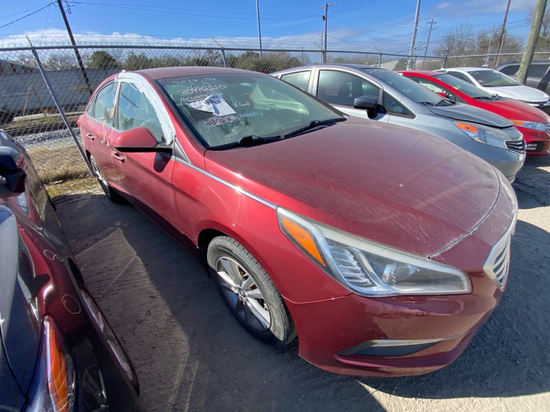  Hyundai Sonata 2.4L Se 2015 Red 2.4L