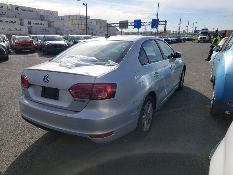 Volkswagen Jetta Sedan Hybrid Sel 2013 Silver 1.4L