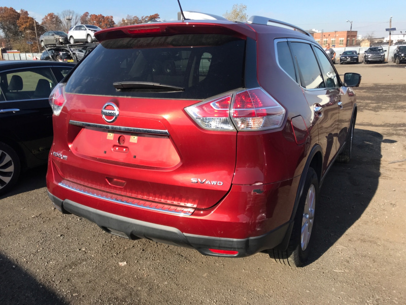 Nissan Rogue SV 2016 Red 2.5L 