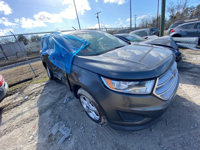 Ford Edge Se 2015 Gray 3.5L