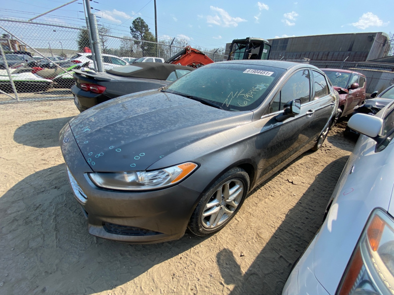 Ford Fusion Se 2014 Gray 2.5L