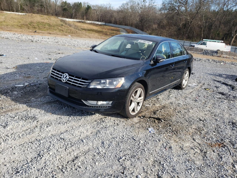 Volkswagen Passat Sel 2012 Black 2.0L