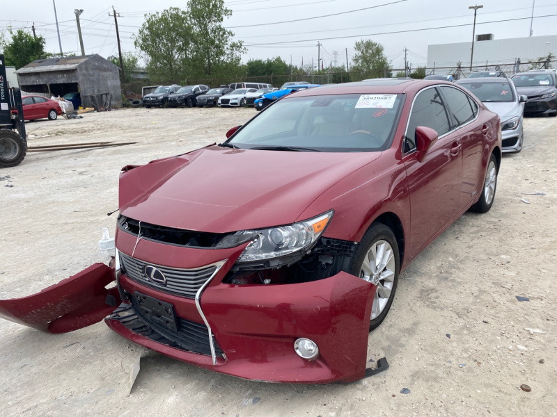 Lexus Es 300H Hybrid 2013 Red 2.5L