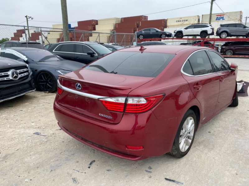 Lexus Es 300H Hybrid 2013 Red 2.5L