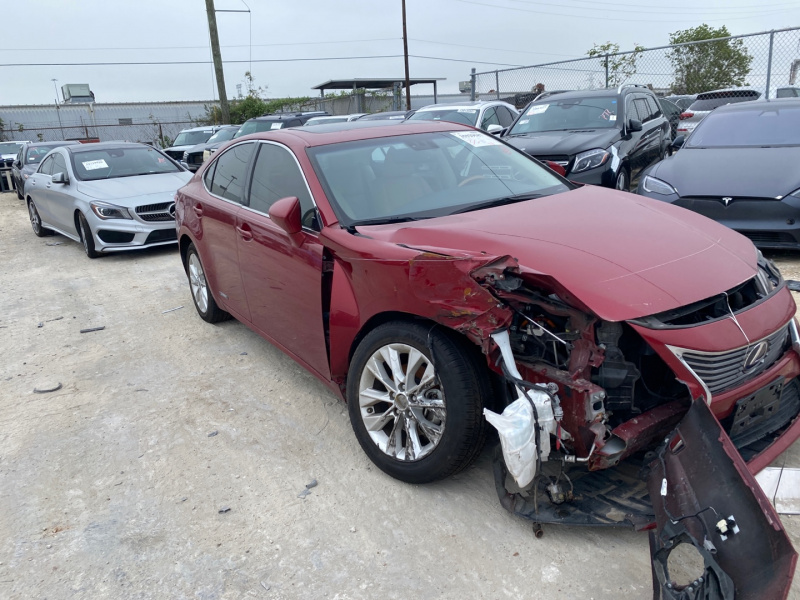 Lexus Es 300H Hybrid 2013 Red 2.5L