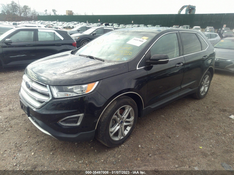 Ford Edge Titanium 2017 Black TWIN-SCROLL