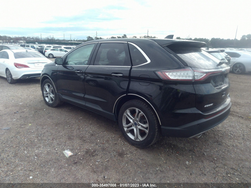 Ford Edge Titanium 2017 Black TWIN-SCROLL