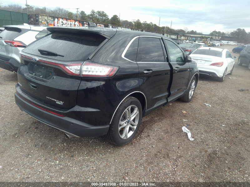 Ford Edge Titanium 2017 Black TWIN-SCROLL