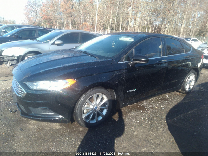 Ford Fusion Hybrid Se 2017 Black 2.0L