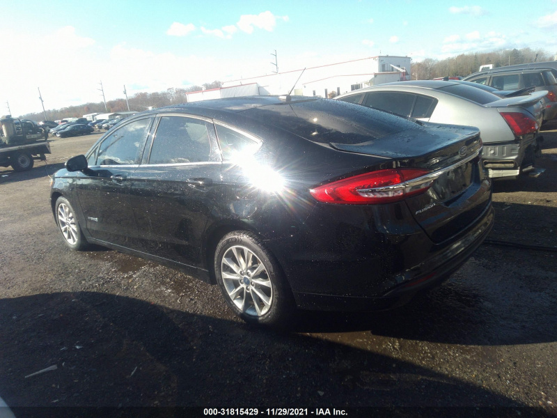 Ford Fusion Hybrid Se 2017 Black 2.0L