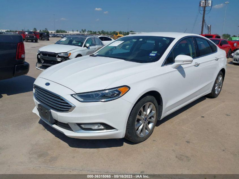 Ford Fusion Se 2017 White 1.5L