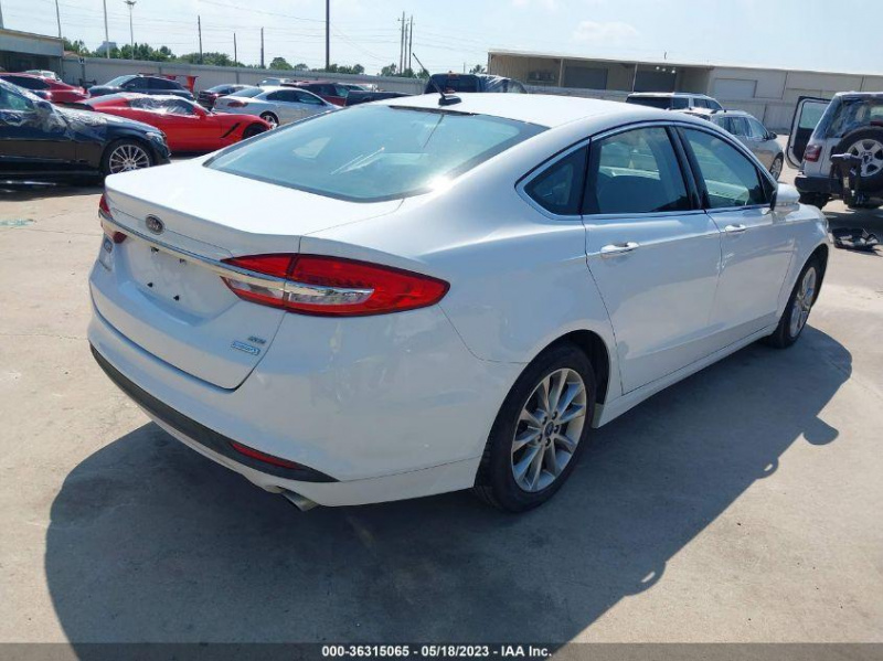 Ford Fusion Se 2017 White 1.5L