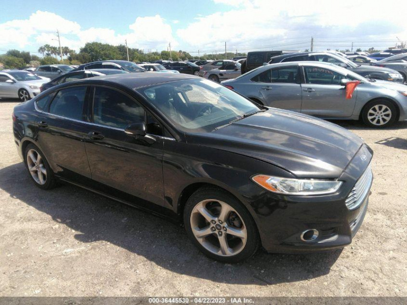 Ford Fusion 2013 Black 1.6L