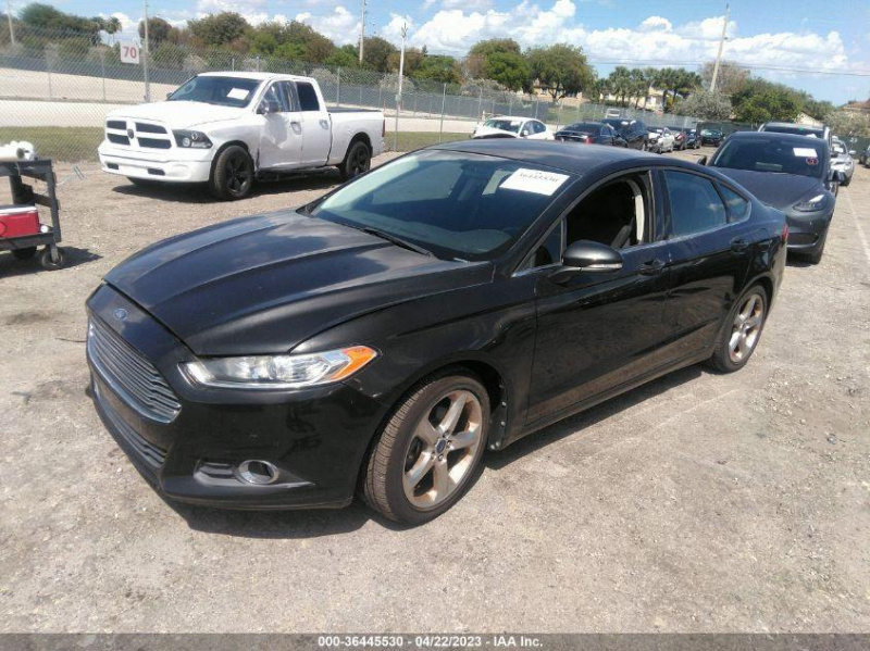 Ford Fusion 2013 Black 1.6L