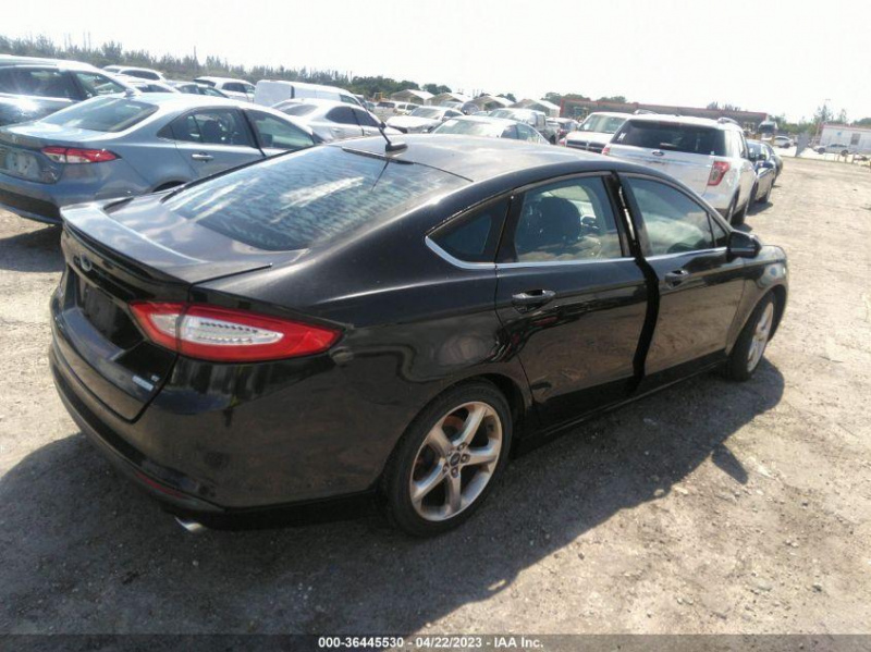 Ford Fusion 2013 Black 1.6L