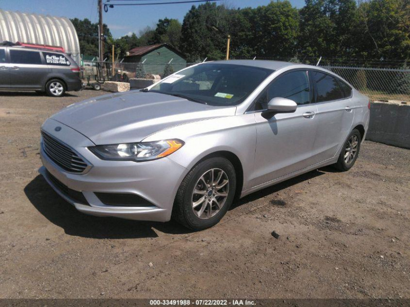 Ford Fusion S 2017 Silver 2.5L