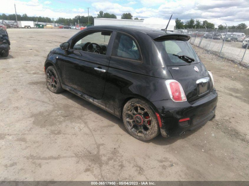 Fiat 500 Sport 2013 Black 1.4L