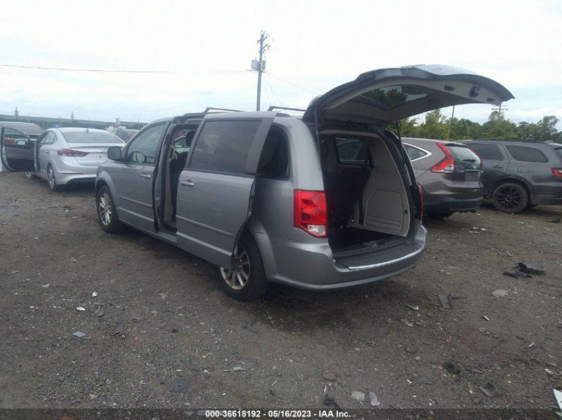 Dodge Grand Caravan Sxt 2014 Silver 3.6L