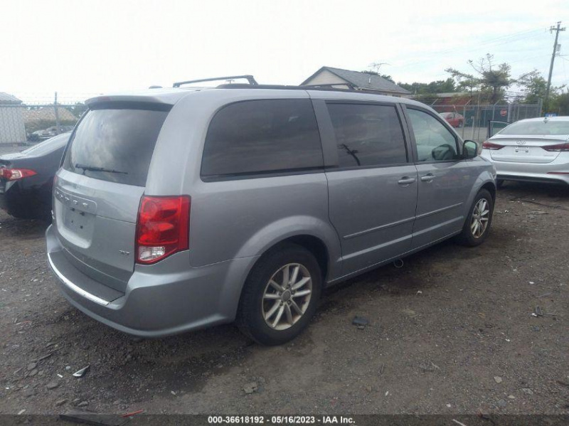 Dodge Grand Caravan Sxt 2014 Silver 3.6L