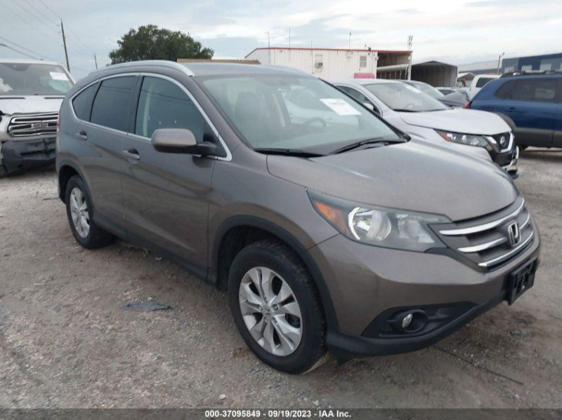 Honda Cr-V Ex-L 2014 Gray 2.4L