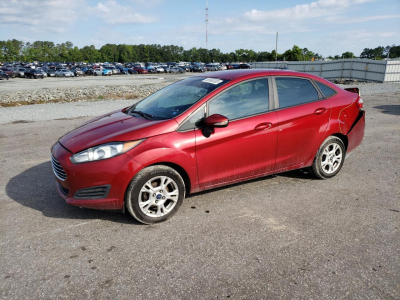 Ford Fiesta Se 2016 Burgundy 1.6L