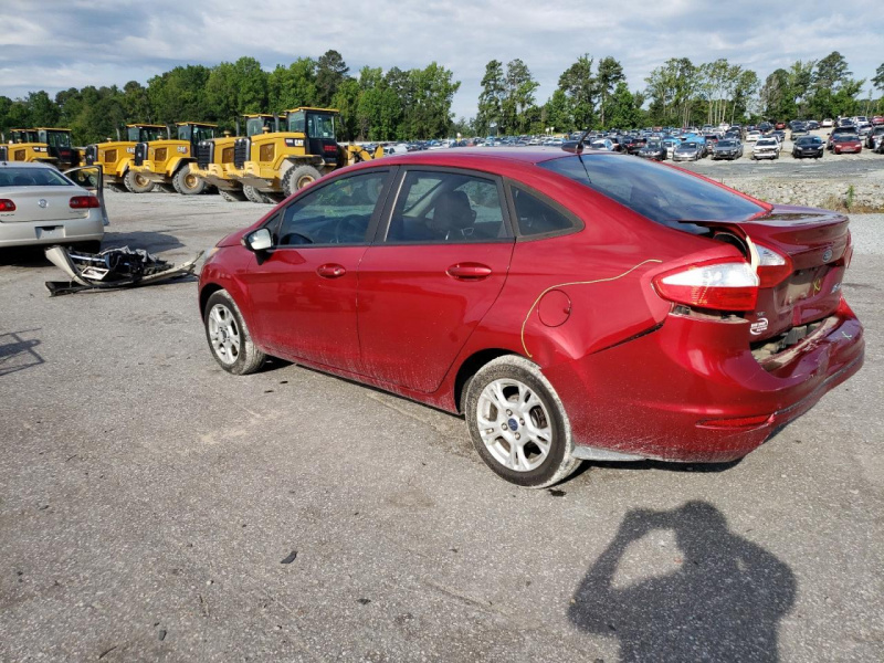 Ford Fiesta Se 2016 Burgundy 1.6L