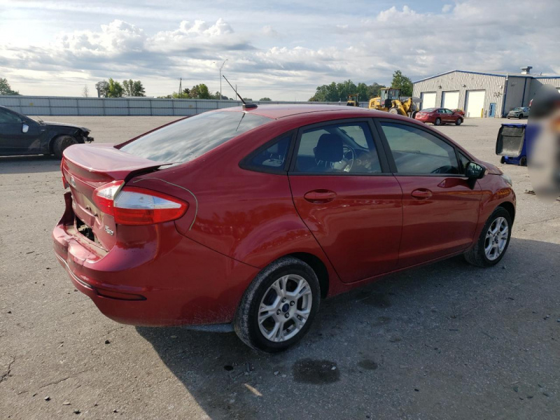 Ford Fiesta Se 2016 Burgundy 1.6L