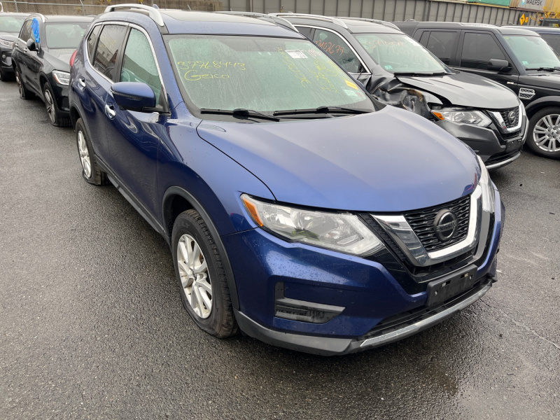 Nissan Rogue Sv 2018 Blue 2.5L