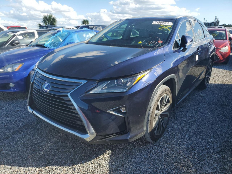 Lexus Rx 450H Base 2017 Blue 3.5L