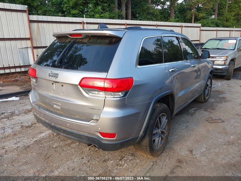 Jeep Grand Cherokee Limited 4X2 2017 Silver 3.6L