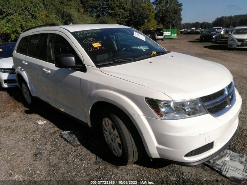 Dodge Journey Se 2018 White 2.4L