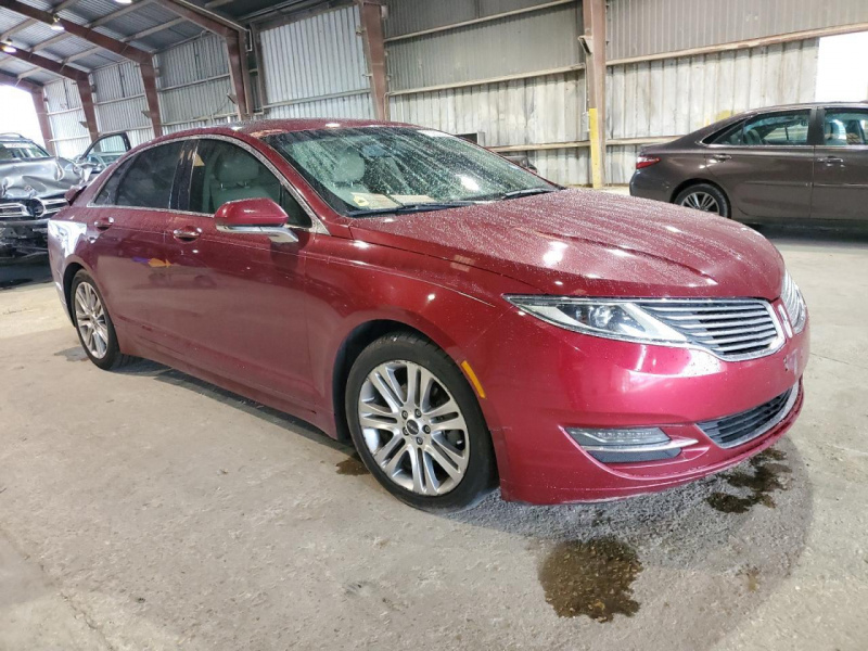 Lincoln Mkz Hybrid 2014 Burgundy 2.0L 