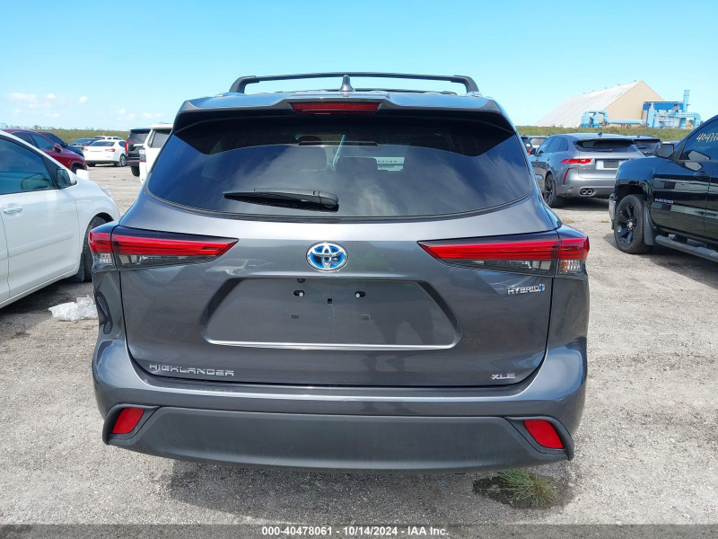 Toyota Highlander Hybrid Xle 2020 Gray 2.5L