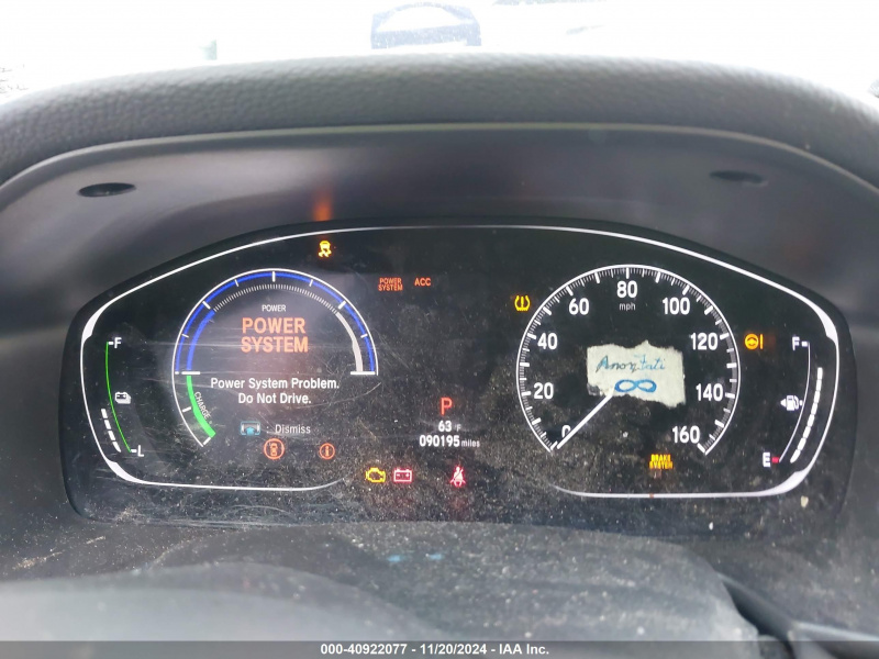 Honda Accord Hybrid Touring 2018 Silver 2.0L