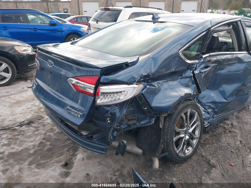 Ford Fusion Hybrid Titanium 2019 Blue 2.0L