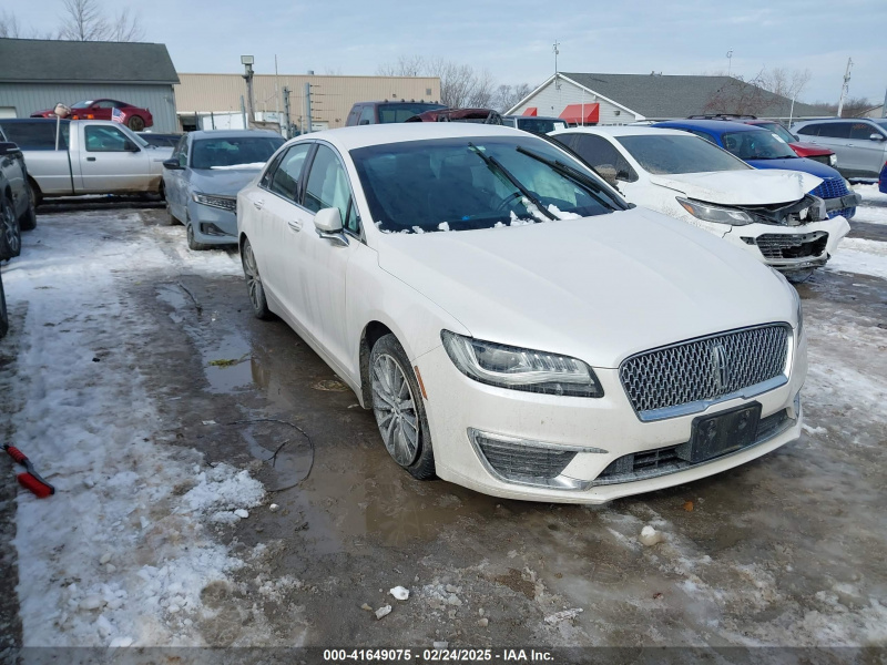 Lincoln Mkz Hybrid Premiere 2017 White 2.0L