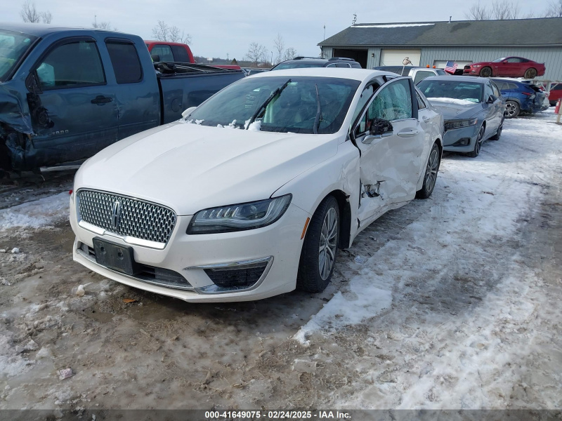 Lincoln Mkz Hybrid Premiere 2017 White 2.0L