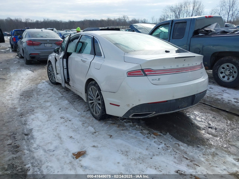 Lincoln Mkz Hybrid Premiere 2017 White 2.0L