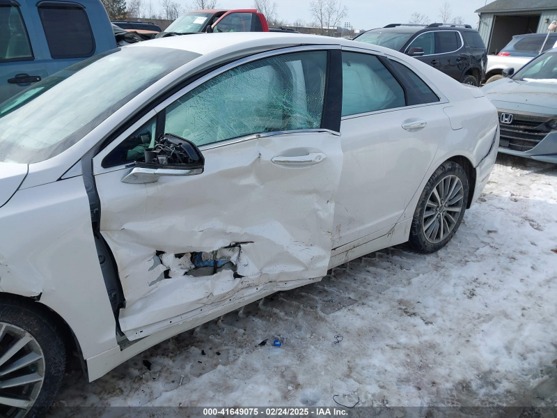 Lincoln Mkz Hybrid Premiere 2017 White 2.0L