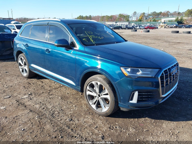 Audi Q7 Premium Plus 55 Tfsi Quattro Tiptronic 2021 Blue 3.0L