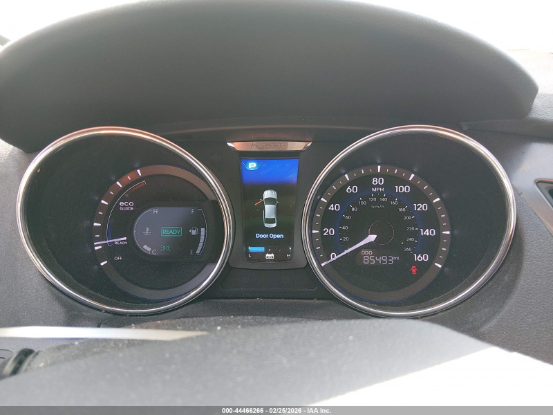 Hyundai Sonata Hybrid 2012 Silver 2.4L 