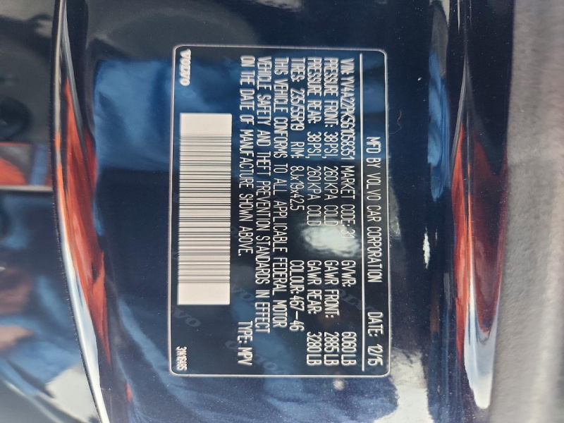 Volvo Xc90 T6 2016 Blue 2.0L
