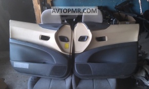 Обшивка двери карточка передняя левая Subaru b9 Tribeca беж