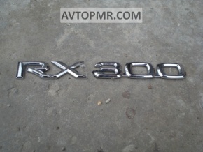 Emblema cu inscripția RX300 spatele Lexus RX300 RX330 RX350 RX400h 04-09