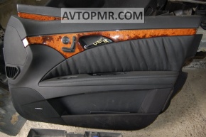 Обшивка двери карточка передняя правая Mercedes W211 черн