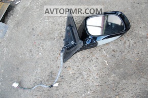 Oglindă laterală dreapta Lexus GS300 GS350 GS430 GS450h 06-07, 14 pini, încălzit, albastru închis