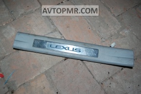 Capacul pragului cu iluminare din spate stânga pentru Lexus RX300 RX330 RX350 RX400h 04-09, gri.