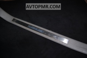 Capacul pragului cu iluminare, stânga față, Lexus RX300 RX330 RX350 RX400h 04-09, gri.