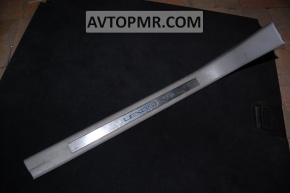 Capacul pragului cu iluminare, dreapta față, Lexus RX300 RX330 RX350 RX400h 04-09, gri.