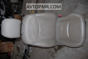 Водительское сидение Toyota Prius 30 10-15 без airbag, кожа серое